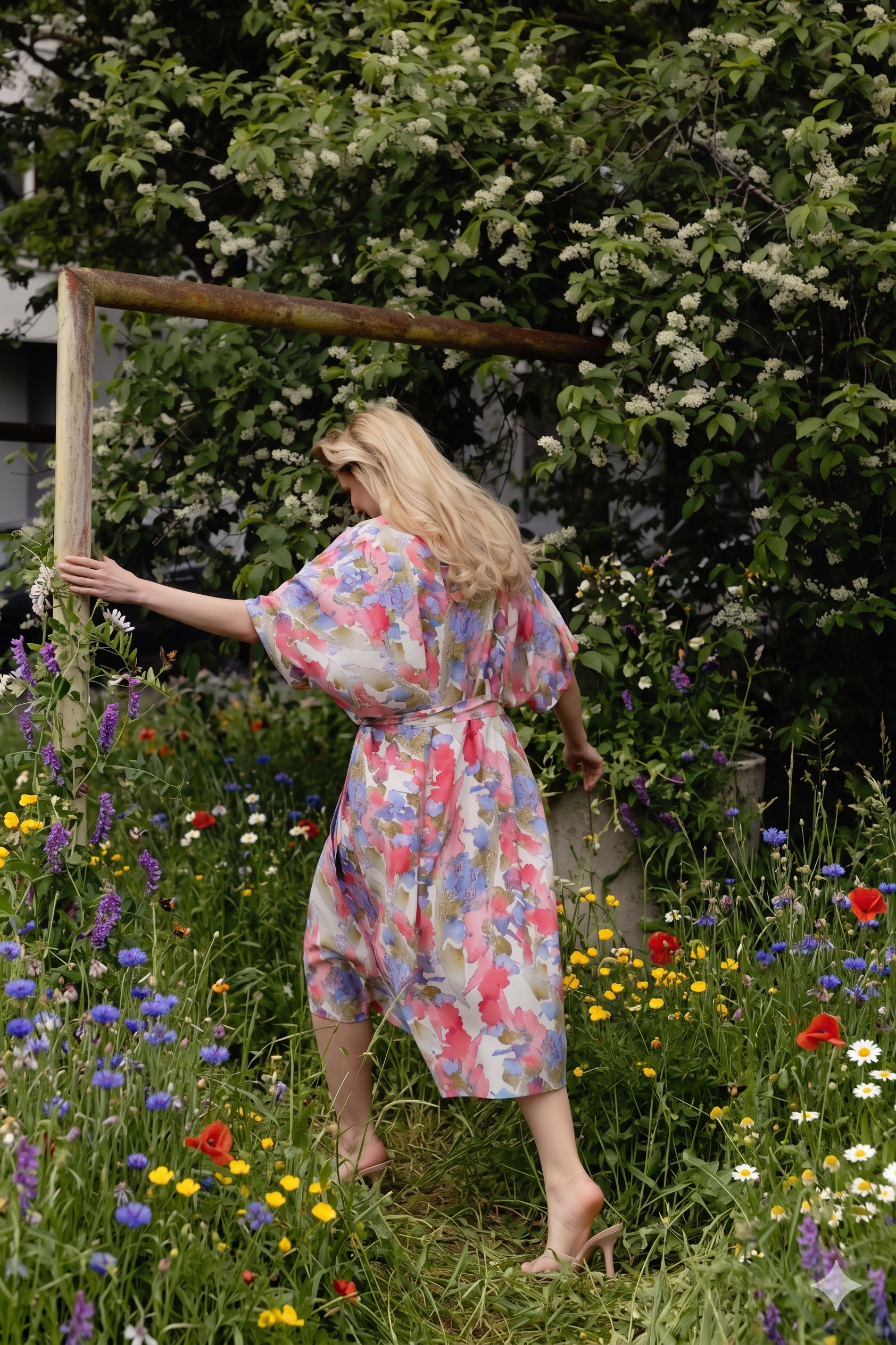 SILK KAFTAN "MIRAGE" - Image 2